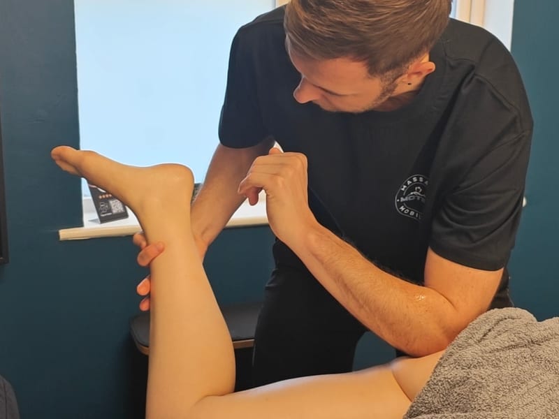 Remedial massage shoulder and neck treatment